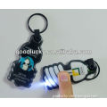 Hot sell promotional gifts pvc led key ring